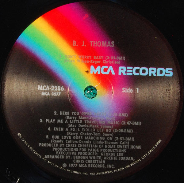 B.J. Thomas : B.J. Thomas (LP, Album)