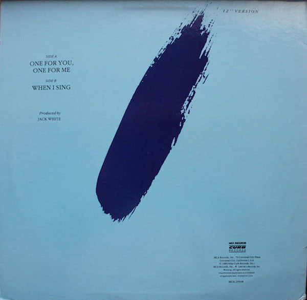 Mark Spiro : One For You, One For Me (12")