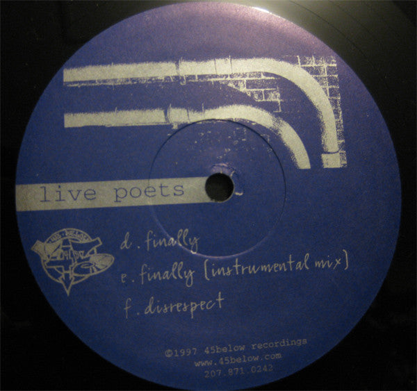 Live Poets : Respect / Finally (12")