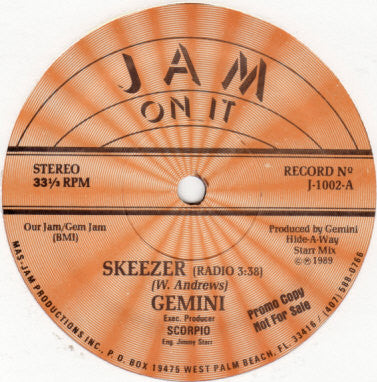 Gemini (7) : Skeezer (12", Promo)