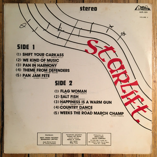 Angostura Starlift Steel Orchestra : Starlift Volume 2 (LP, Comp, RE)