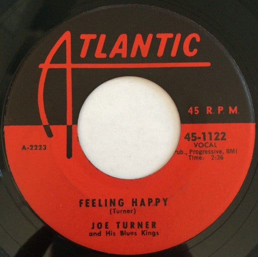 Joe Turner And His Blues Kings* : Midnight Special Train / Feeling Happy (7", Single)