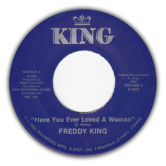 Freddy King* : Hide Away (7", RE)