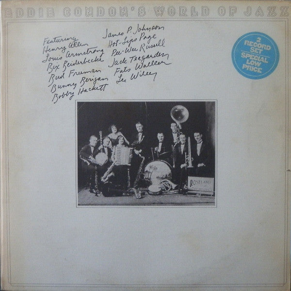 Eddie Condon : Eddie Condon's World Of Jazz (2xLP, Album, Comp, Mono, Pit)