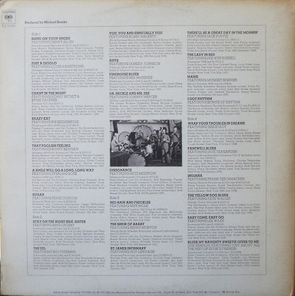 Eddie Condon : Eddie Condon's World Of Jazz (2xLP, Album, Comp, Mono, Pit)
