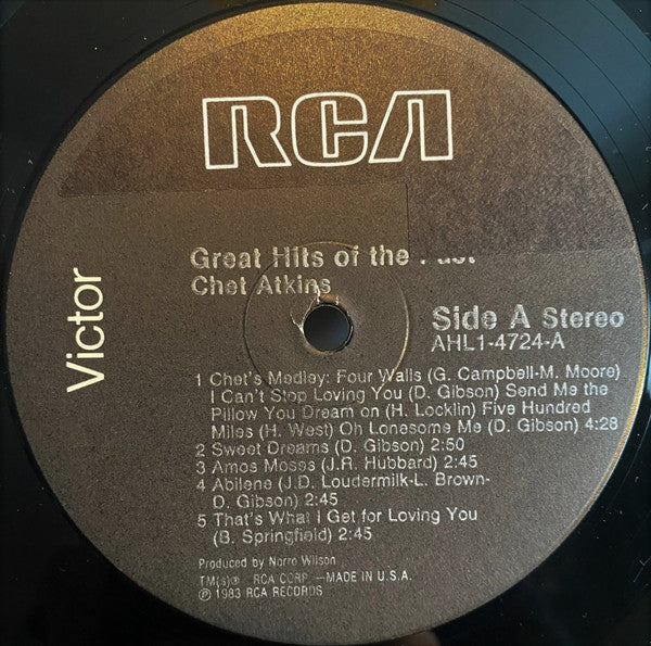 Chet Atkins : Great Hits Of The Past (LP, Comp)