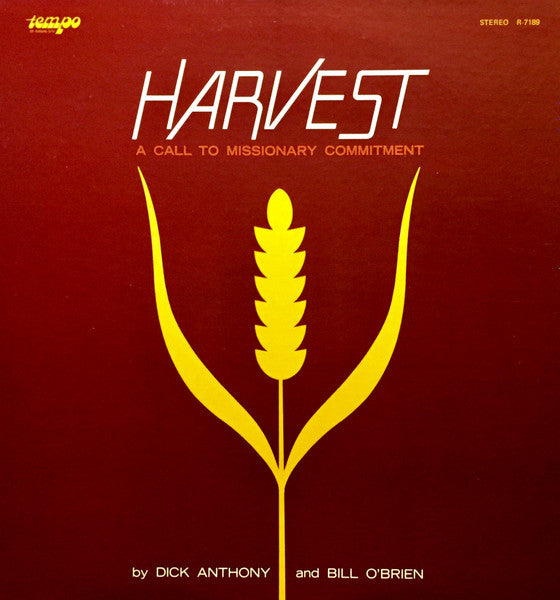Dick Anthony And Bill O'Brien : Harvest (LP, Album)