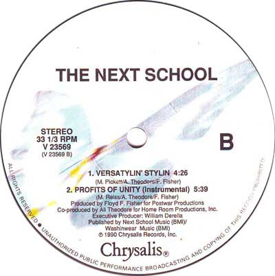 The Next School : Profits Of Unity (12")