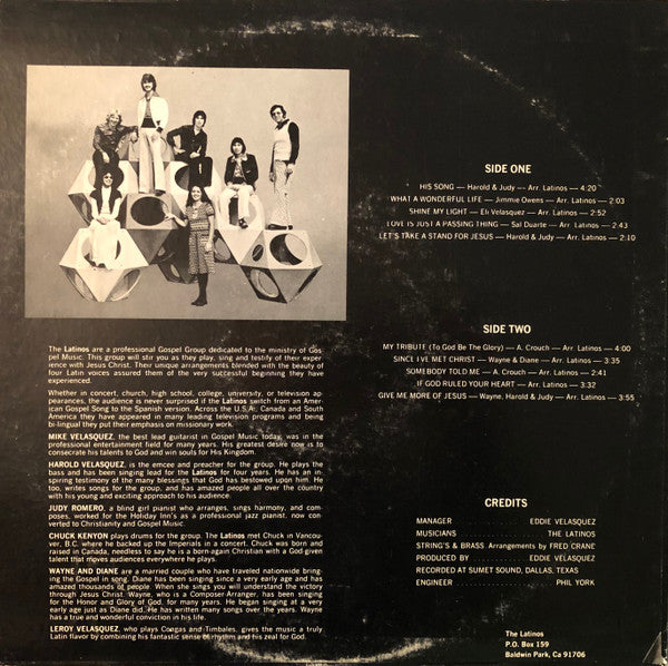 The Latinos* : His Song (LP, Album)