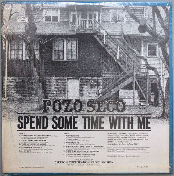 Pozo Seco : Spend Some Time With Me (LP, Album, Ind)