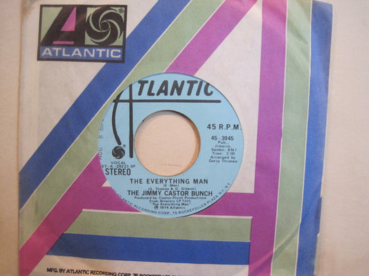 The Jimmy Castor Bunch : The Everything Man (7", Mono, Promo, SP )