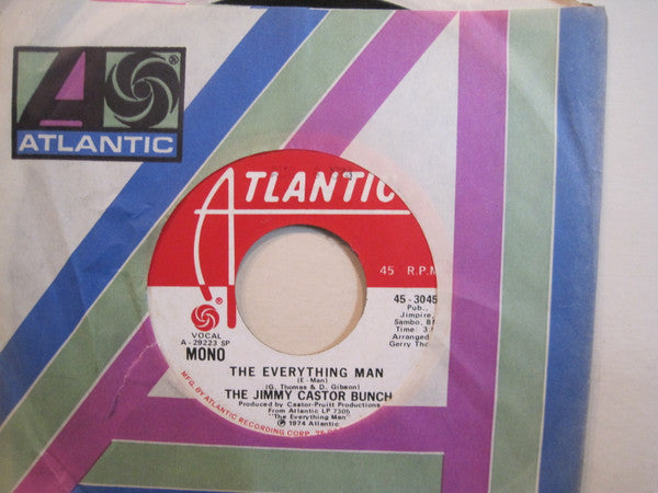 The Jimmy Castor Bunch : The Everything Man (7", Mono, Promo, SP )