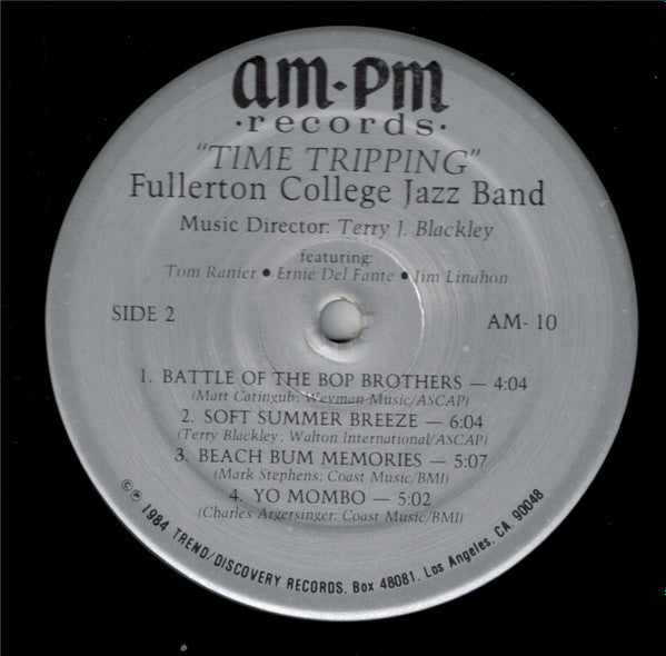 Fullerton College Jazz Band : Time Tripping (LP, Album)