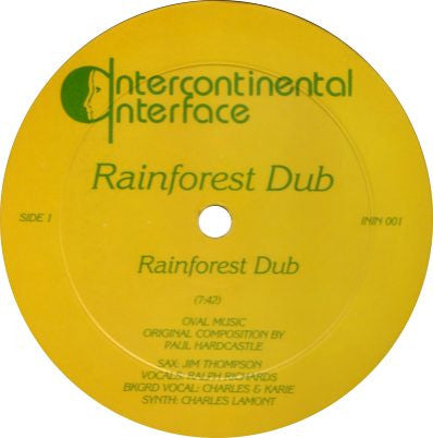 Rainforest Dub : Rain Forest Dub Remix (12")