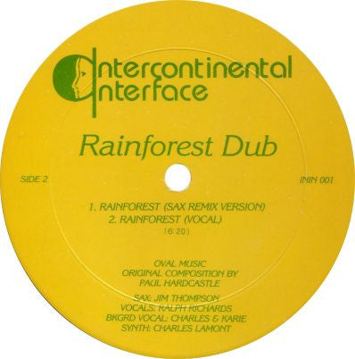 Rainforest Dub : Rain Forest Dub Remix (12")