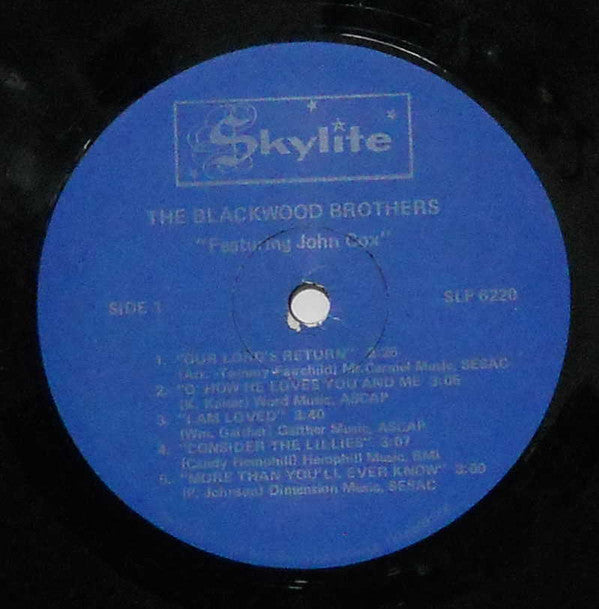 The Blackwood Brothers* Featuring John Cox (9) : The Blackwood Brothers Featuring John Cox (LP)