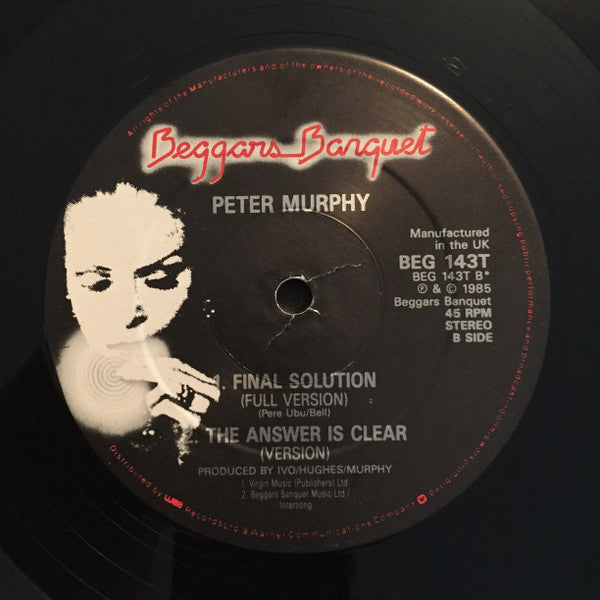 Peter Murphy : Final Solution (12", Single)