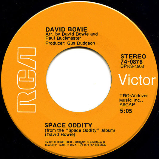 David Bowie : Space Oddity / The Man Who Sold The World (7", Single, Roc)