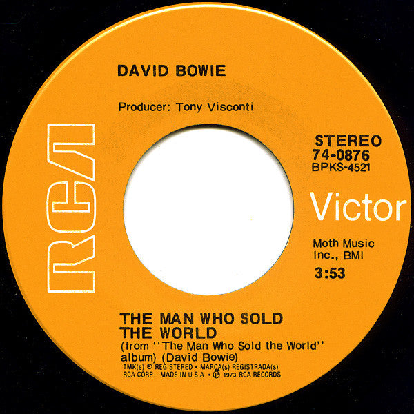 David Bowie : Space Oddity / The Man Who Sold The World (7", Single, Roc)