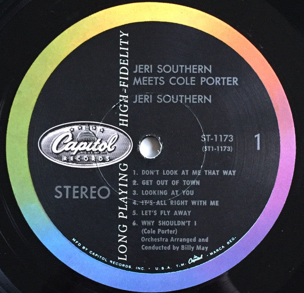 Jeri Southern : Jeri Southern Meets Cole Porter (LP, Album)