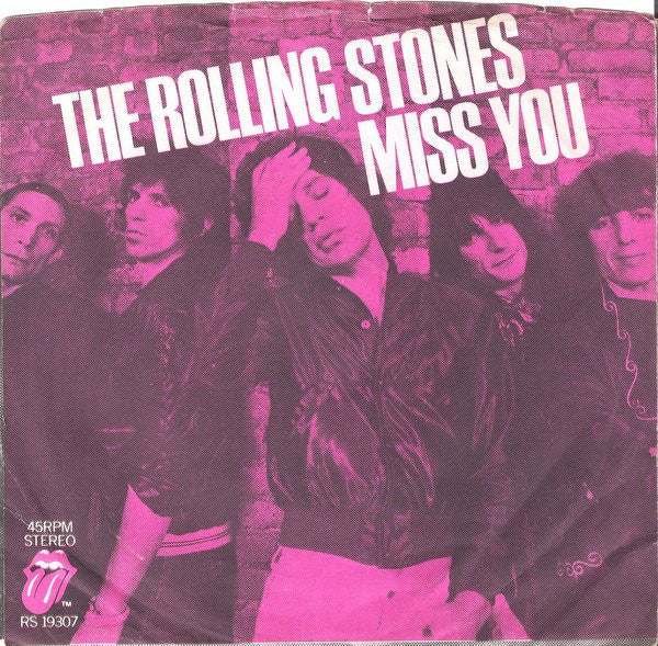 The Rolling Stones : Miss You (7", Single, Styrene, PRC)