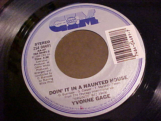 Yvonne Gage : Doin' It In A Haunted House (7")