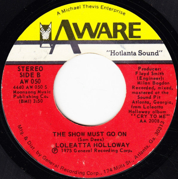 Loleatta Holloway : I Know Where You're Coming From (7", Styrene)