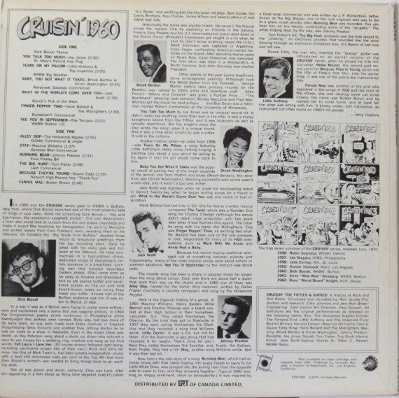 Various : Cruisin' 1960 (LP, Comp, P/Mixed)