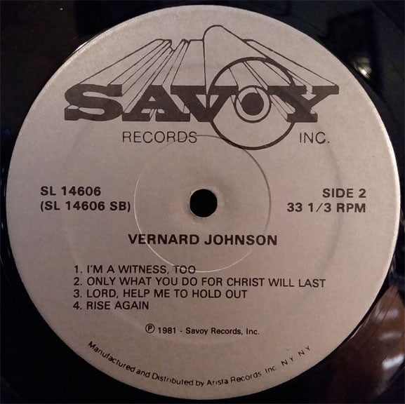 Brother Vernard Johnson : I'm A Witness Too (LP, Album)