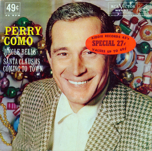 Perry Como : Jingle Bells (7", Single)