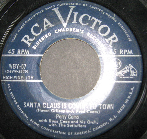 Perry Como : Jingle Bells (7", Single)