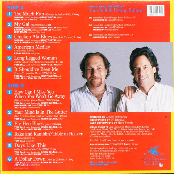 Tom Ball & Kenny Sultan : Too Much Fun (LP, Album)