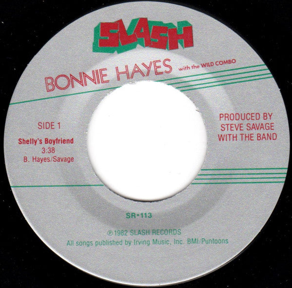 Bonnie Hayes With The Wild Combo : Shelly's Boyfriend / Coverage (7", Single)