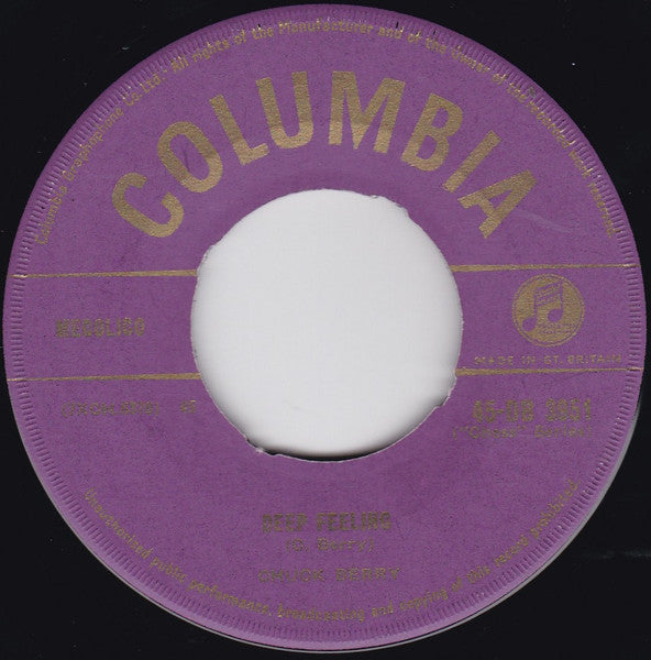 Chuck Berry : School Day (Ring ! Ring ! Goes The Bell) / Deep Feeling (7", Single)