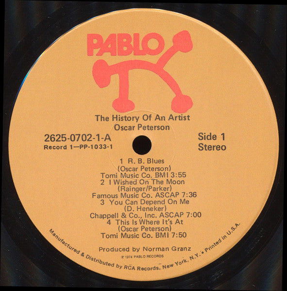 Oscar Peterson : The History Of An Artist (2xLP, Album)