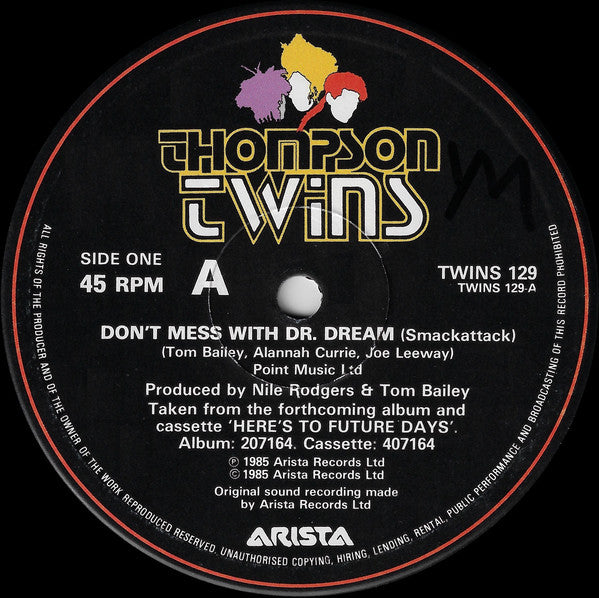 Thompson Twins : Don't Mess With Doctor Dream (Smackattack!) (12", Single)