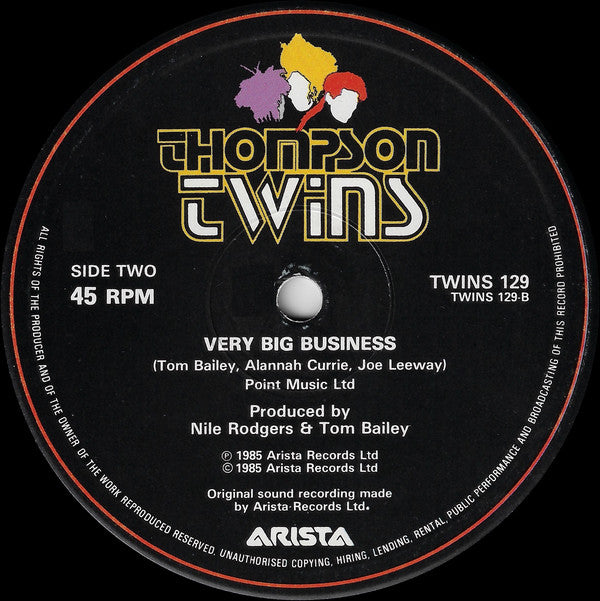 Thompson Twins : Don't Mess With Doctor Dream (Smackattack!) (12", Single)