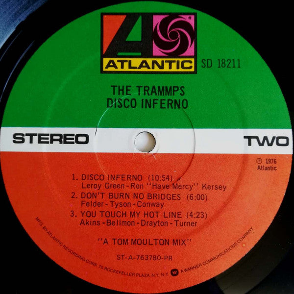 The Trammps : Disco Inferno (LP, Album, PR )