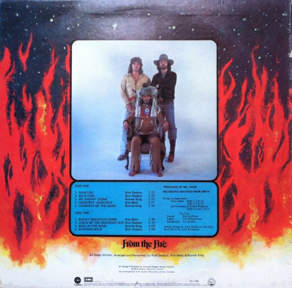 The Stampeders : From The Fire (LP, Album)