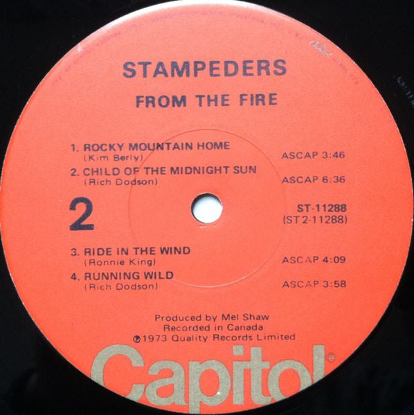 The Stampeders : From The Fire (LP, Album)