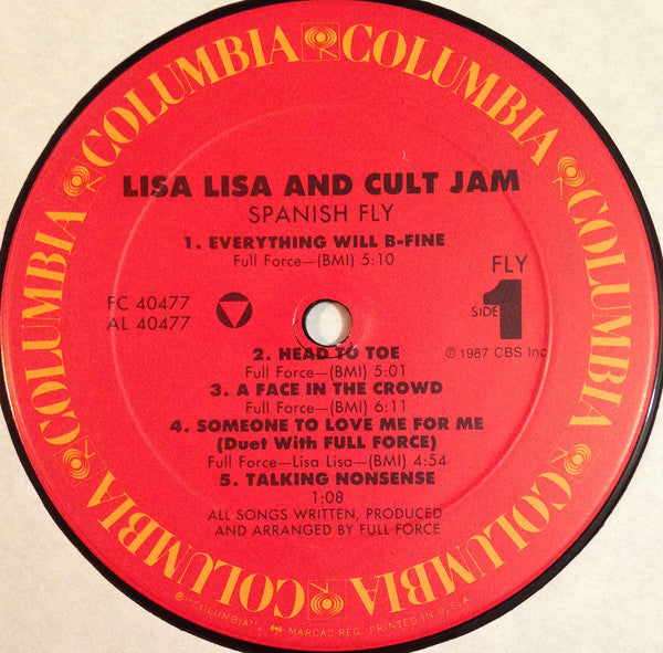 Lisa Lisa And Cult Jam* : Spanish Fly (LP, Album)