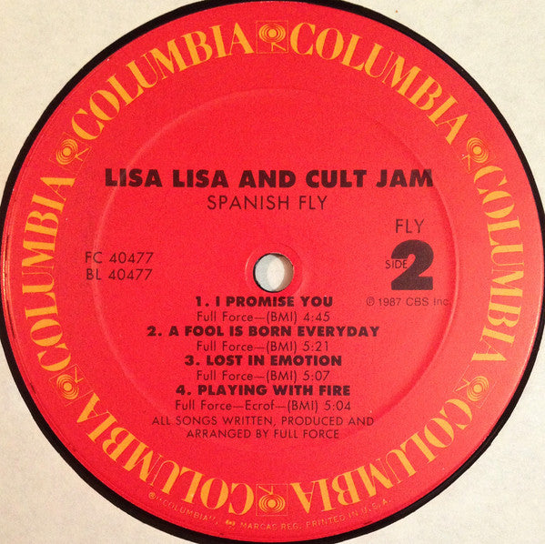 Lisa Lisa And Cult Jam* : Spanish Fly (LP, Album)