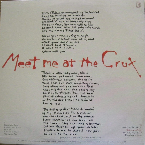 Dirk Hamilton : Meet Me At The Crux (LP, Album, Promo, SP )