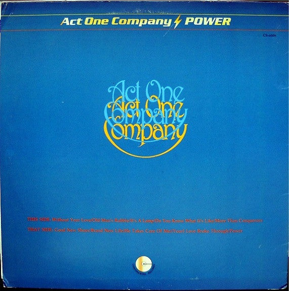 Act One Company : Power (LP, Album)