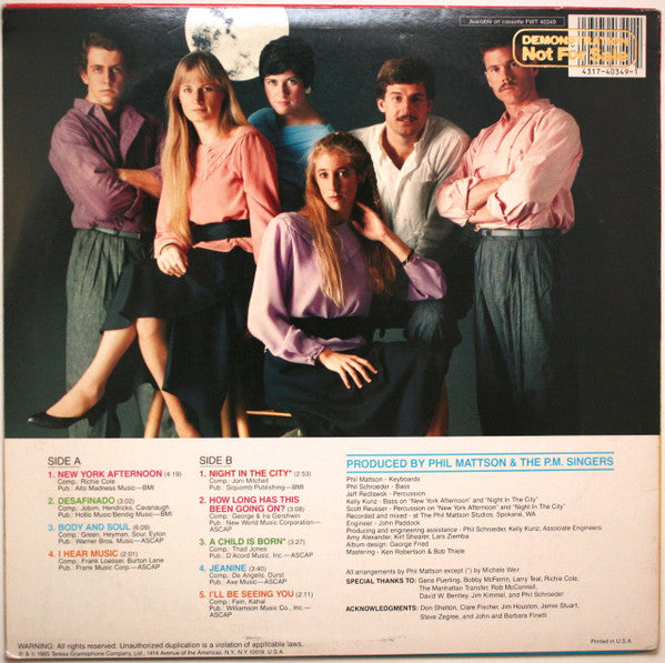 Phil Mattson And The P.M. Singers : Setting Standards (LP, Album)