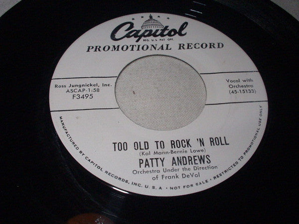 Patty Andrews : Broken (7", Promo)