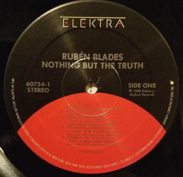 Ruben Blades : Nothing But The Truth (LP, Album)