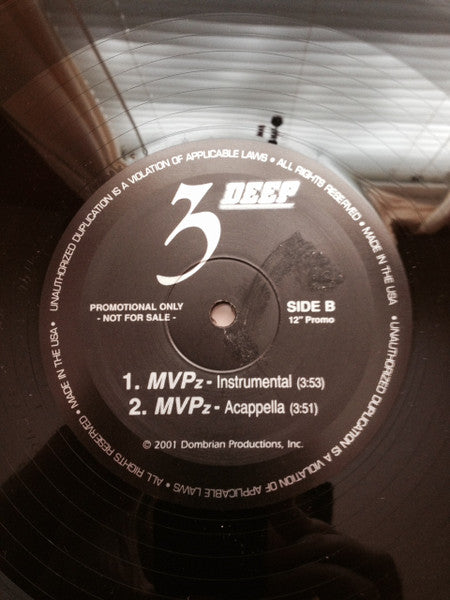 3 Deep (5) : MVPz (12", Promo)