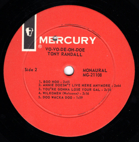 Tony Randall (3) : Vo, Vo, De, Oh, Doe (LP)