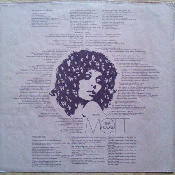 Mott The Hoople : The Hoople (LP, Album)
